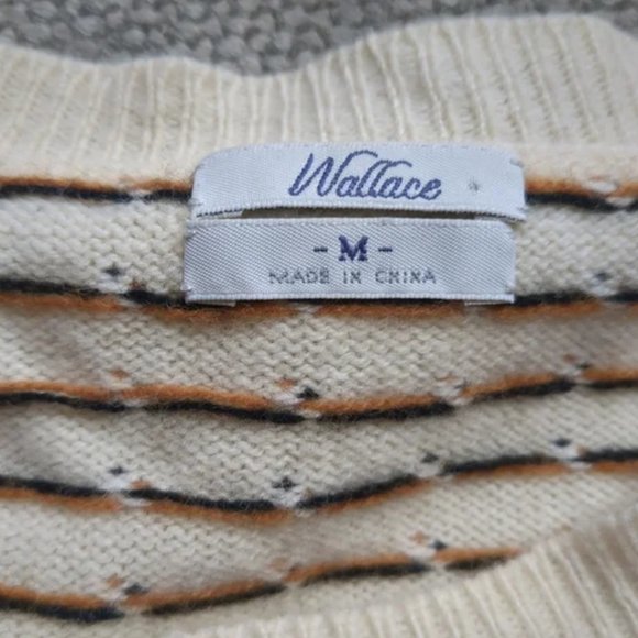 Madewell Wallace Wool Crew Neck Sweater Cream Size Medium - Picture 5 of 7